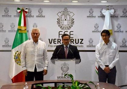 Mensaje del Fiscal General con el Grupo de Coordinación Veracruz