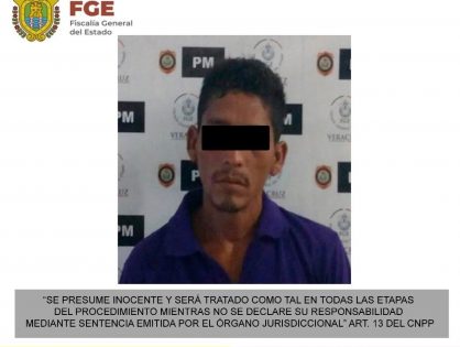 Detiene FGE a probable homicida en Veracruz
