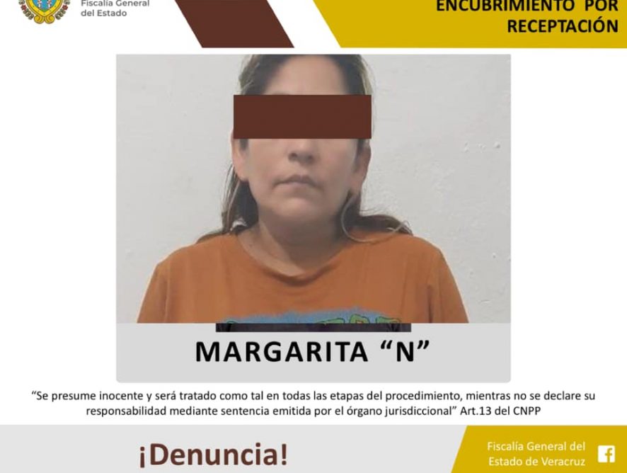 Margarita “N” detenida por robo específico en el sur