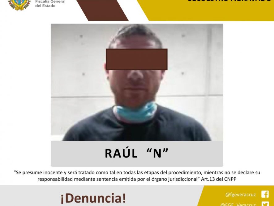 Obtiene FGE vinculación a proceso de Raúl “N” alias “El 30” o “La Cuija”