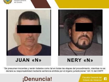 UECS Xalapa detiene a dos presuntos secuestradores