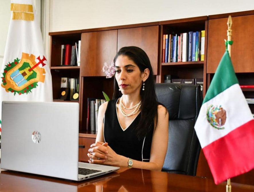 Participa Verónica Hernández en reunión virtual con Secretaria de Gobernación Olga Sánchez Cordero