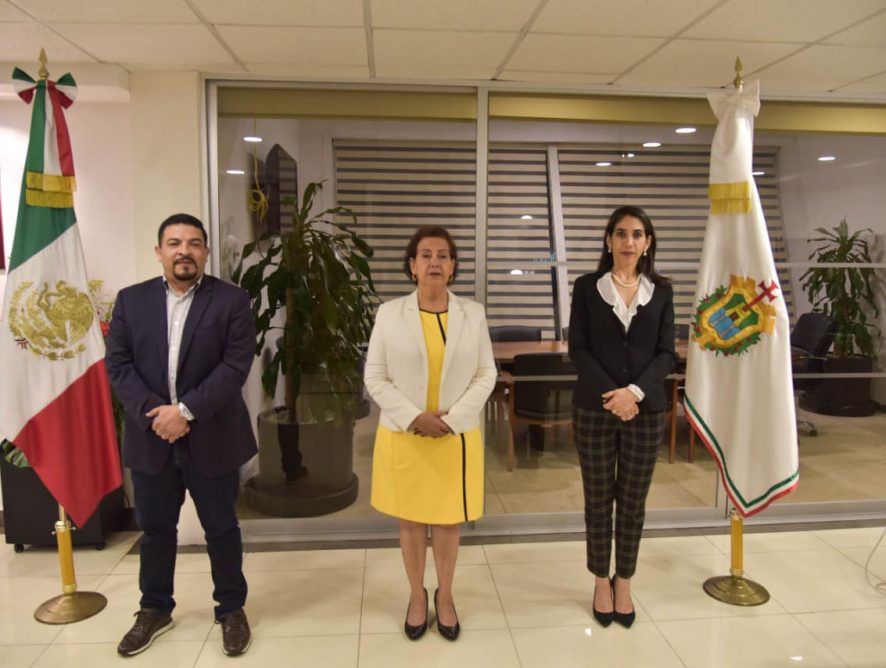 Fiscal General Verónica Hernández sostiene reunión con Magistrada Isabel Romero Cruz