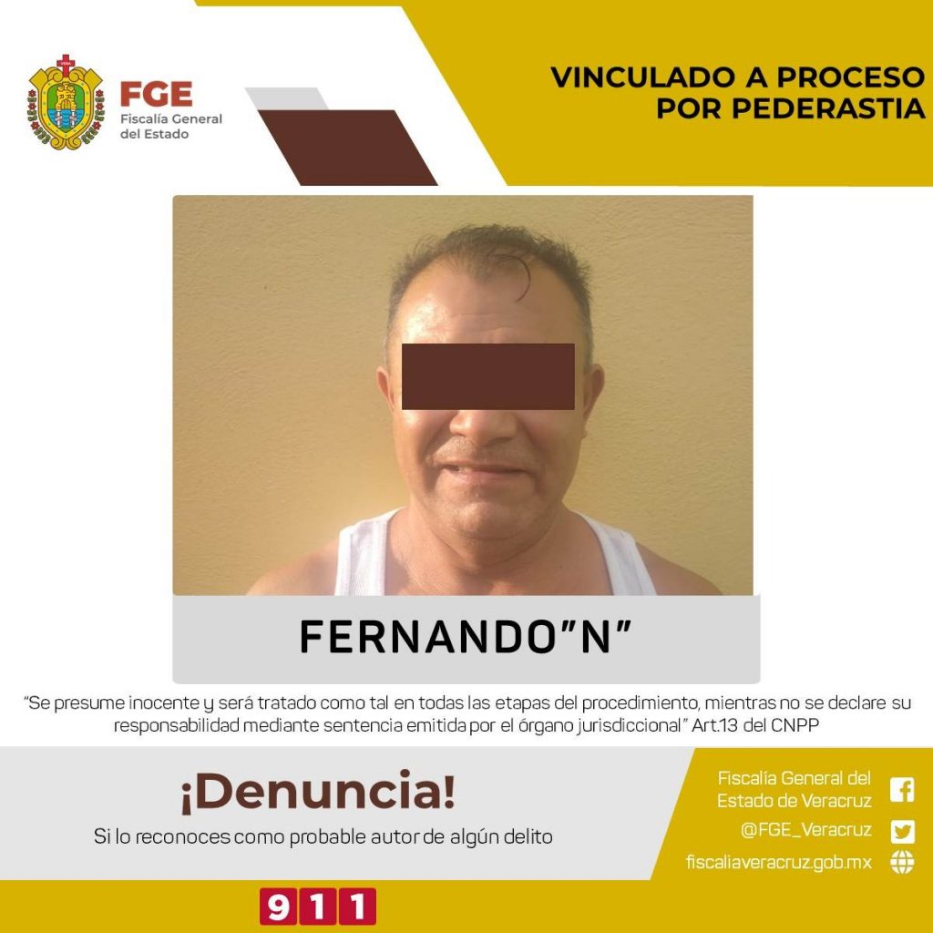 Procede Vinculación A Proceso Contra Probable Agresor Sexual De Menor De Edad Fiscalía General 7419