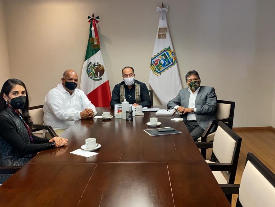 Fiscal General Verónica Hernández acuerda acciones con Gobierno de Puebla en procuración de justicia