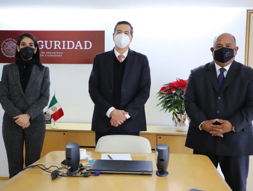 Fiscal Verónica Hernández se reúne con Subsecretario de Seguridad Pública, Ricardo Mejía Berdeja