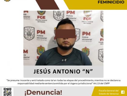 Probable feminicida de Hueyapan de Ocampo es vinculado a proceso