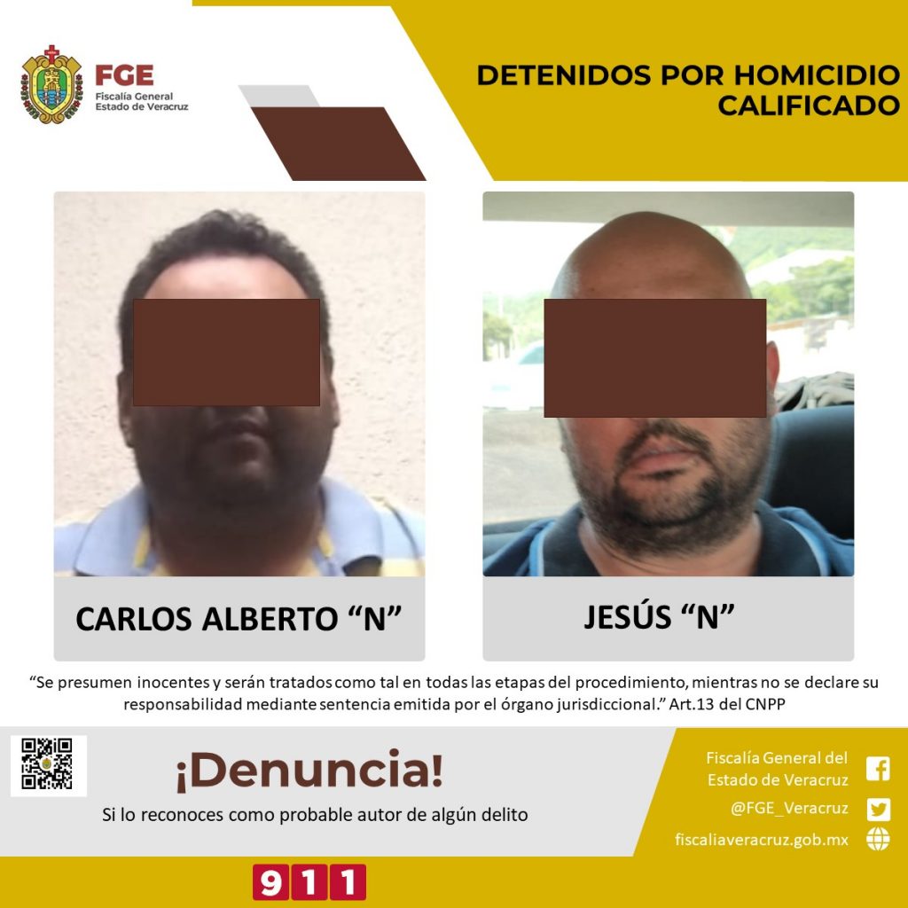 Polic A Ministerial Detiene A Dos Presuntos Homicidas Fiscal A