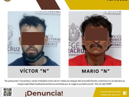 Procede Fiscalía Regional Córdoba contra dos personas por robo de vehículo