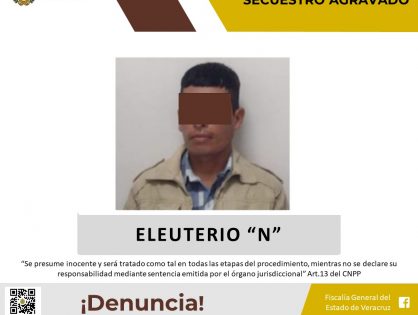 UECS Xalapa detiene a probable secuestrador