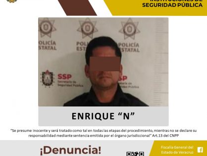 Vinculan a proceso a Enrique “N” por delito contra las instituciones de seguridad pública
