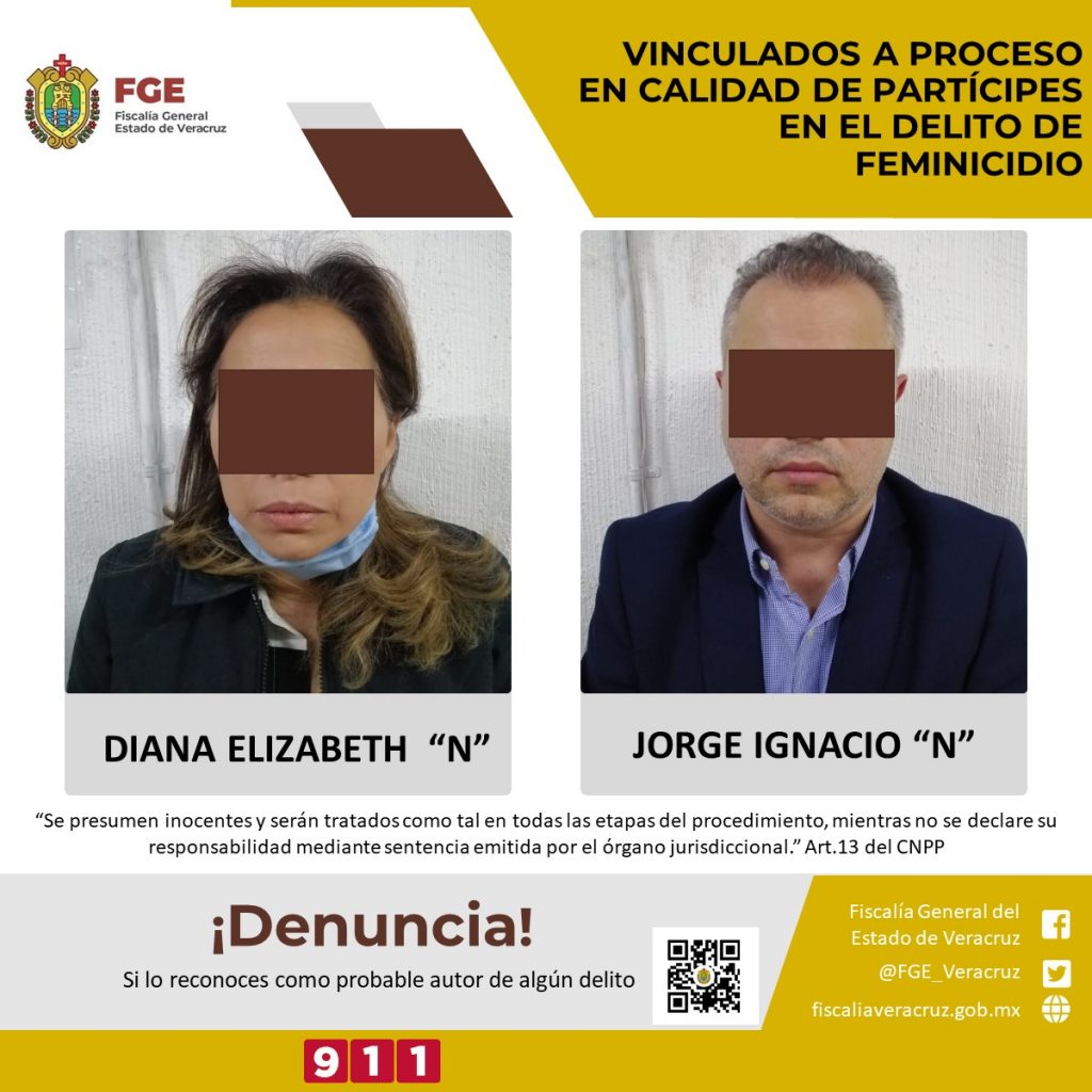 Procede vinculación a proceso de dos personas en calidad de probables