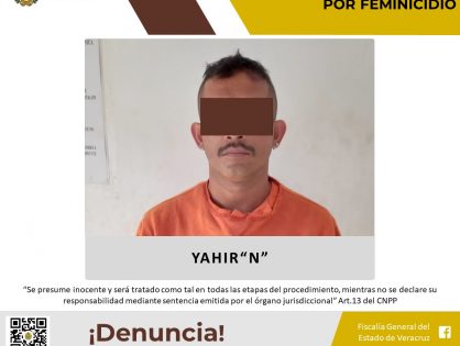 Presunto feminicida es vinculado a proceso en Xalapa