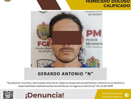 Presunto homicida es detenido en Xalapa