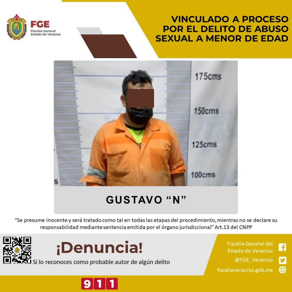 Vinculado A Proceso Por El Presunto Delito De Abuso Sexual A Menor De Edad Fiscalía General 4503