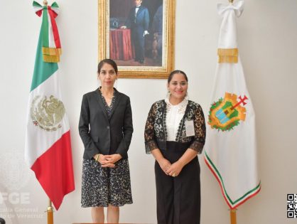 Reunión de trabajo con la Presidenta Municipal de Santiago Tuxtla, Brianda Kristel Hernández Topete.