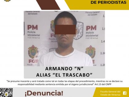 Vinculado a proceso Armando “N”  por el presunto delito de homicidio doloso calificado en agravio de periodistas de Cosoleacaque