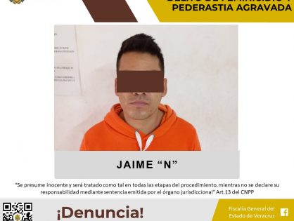 Presunto feminicida es imputado en Coatepec