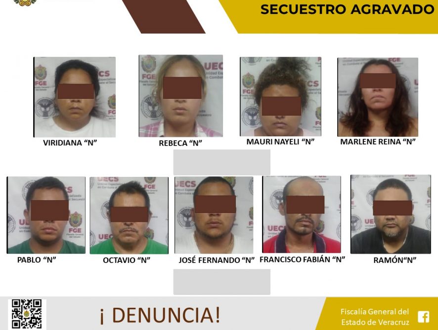 Son imputados en Xalapa por el presunto delito de secuestro agravado