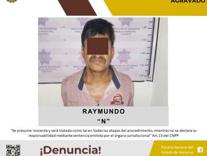 Vinculado a proceso por el presunto delito de robo agravado en Coatepec