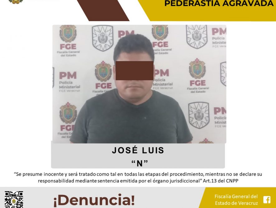 Imputado por el presunto delito de pederastia agravada en Veracruz