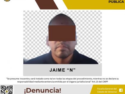 Imputado por los presuntos delitos de homicidio calificado y contra las instituciones de seguridad pública en Veracruz
