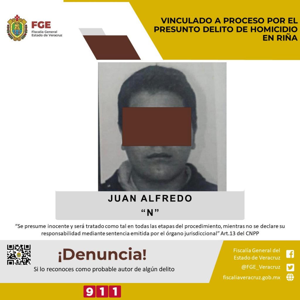 Vinculado A Proceso Por El Presunto Delito De Homicidio En Riña ...