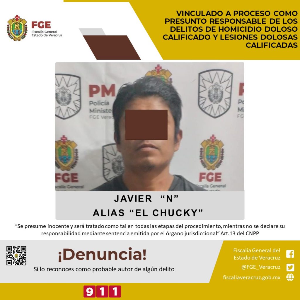 Vinculado A Proceso Como Presunto Responsable De Los Delitos De Homicidio Doloso Calificado Y