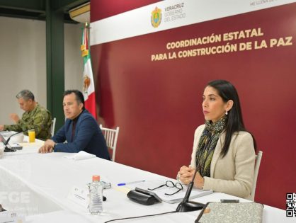 Fiscal General informa en la COESCONPAZ sentencia condenatoria de 90 años de prisión por el delito de secuestro, así como imputación de presuntos feminicidas en Tierra Blanca y Coatzacoalcos