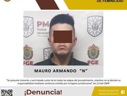 Mauro Armando “N” es imputado como presunto responsable del feminicidio de Yaraseth Zepeta García