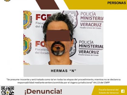 Imputado Hermas “N”, ex alcalde de Lerdo de Tejada, como presunto responsable del delito de desaparición forzada de personas