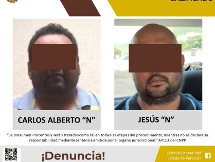 Policía Ministerial detiene a dos presuntos homicidas