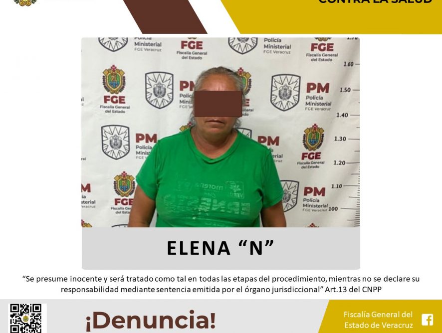 Por delito contra la salud legalizan detención de mujer