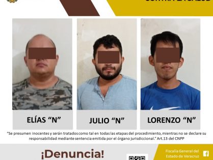 Procede imputación de tres personas por delito contra la salud en Papantla