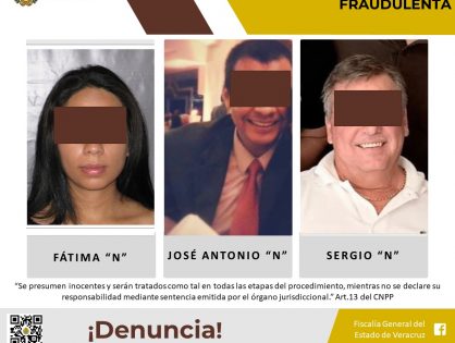 Tres presuntos defraudadores son vinculados a proceso en Orizaba