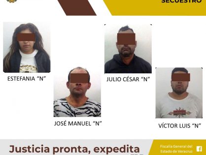 Obtiene UECS sentencia de 70 años contra cuatro secuestradores