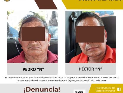 Detiene Policía Ministerial a dos presuntos homicidas