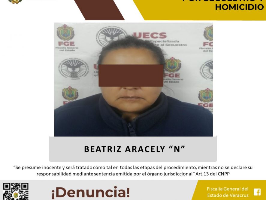 Dicta Juez auto de formal prisión por secuestro y homicidio en contra de una mujer.