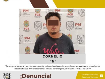 Presunto feminicida es vinculado a proceso en Cosamaloapan