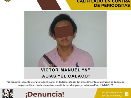 FGE realiza imputación en contra de  otro sujeto probable  responsable del   homicidio doloso calificado en agravio de periodistas de Cosoleacaque