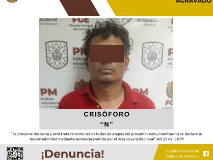 Vinculado a proceso por presunto delito de robo agravado en Coatzacoalcos