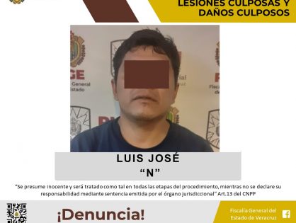 Lo vinculan a proceso por los presuntos delitos de homicidio culposo, lesiones culposas y daños culposos en Misantla