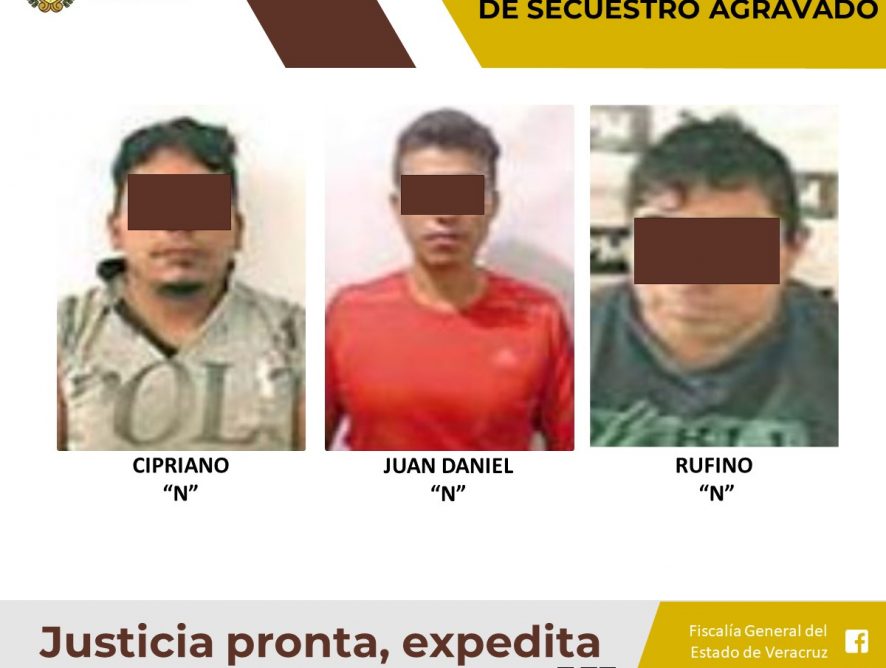 Sentencia condenatoria de 125 años de prisión por delito de secuestro agravado en Xalapa