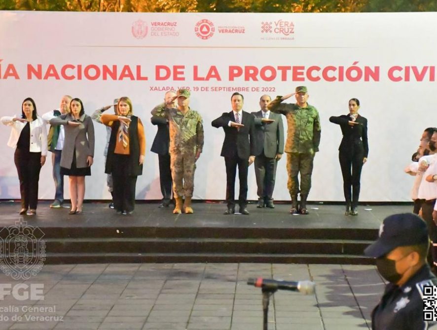 FISCAL GENERAL RECONOCE A LAS Y LOS INTEGRANTES DE LOS SISTEMAS NACIONAL Y ESTATAL DE PROTECCIÓN CIVIL