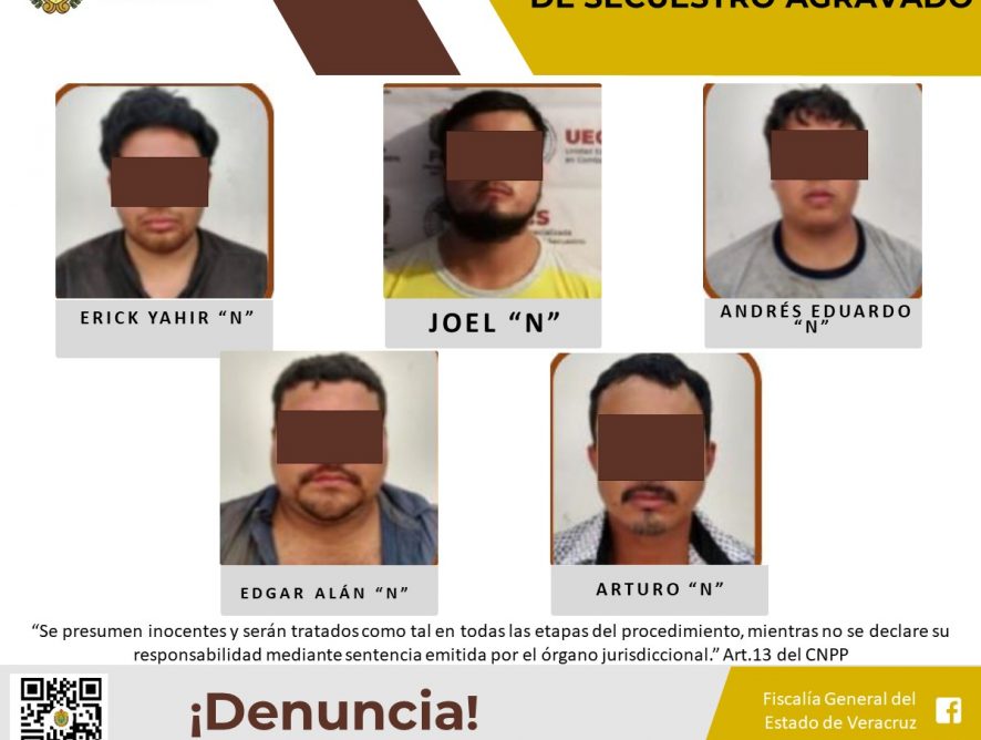 Son vinculados a proceso por el presunto delito de secuestro agravado