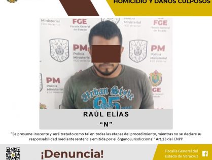 Vinculado a proceso por los presuntos delitos de homicidio y daños culposos