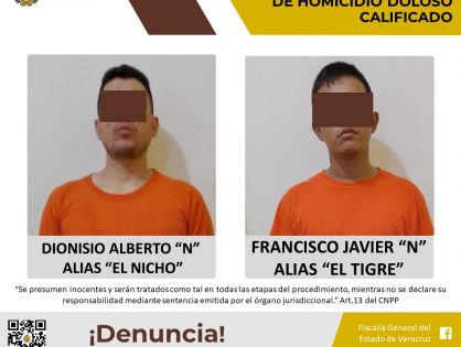 Vinculados a proceso por el presunto delito de homicidio doloso calificado