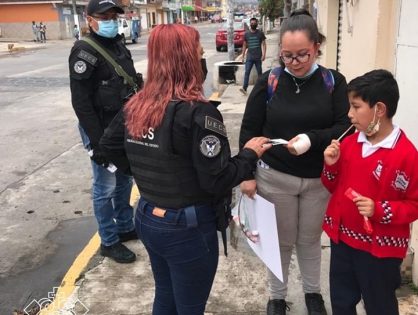 UECS concientiza a la población en prevención al delito de secuestro.