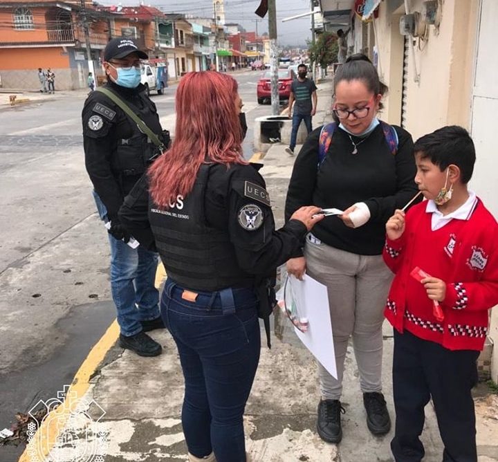 UECS concientiza a la población en prevención al delito de secuestro.