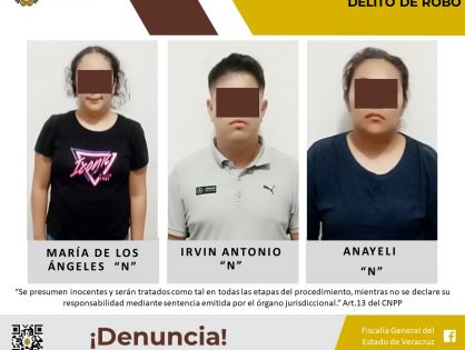 Vinculados a proceso como presuntos responsables del delito de robo